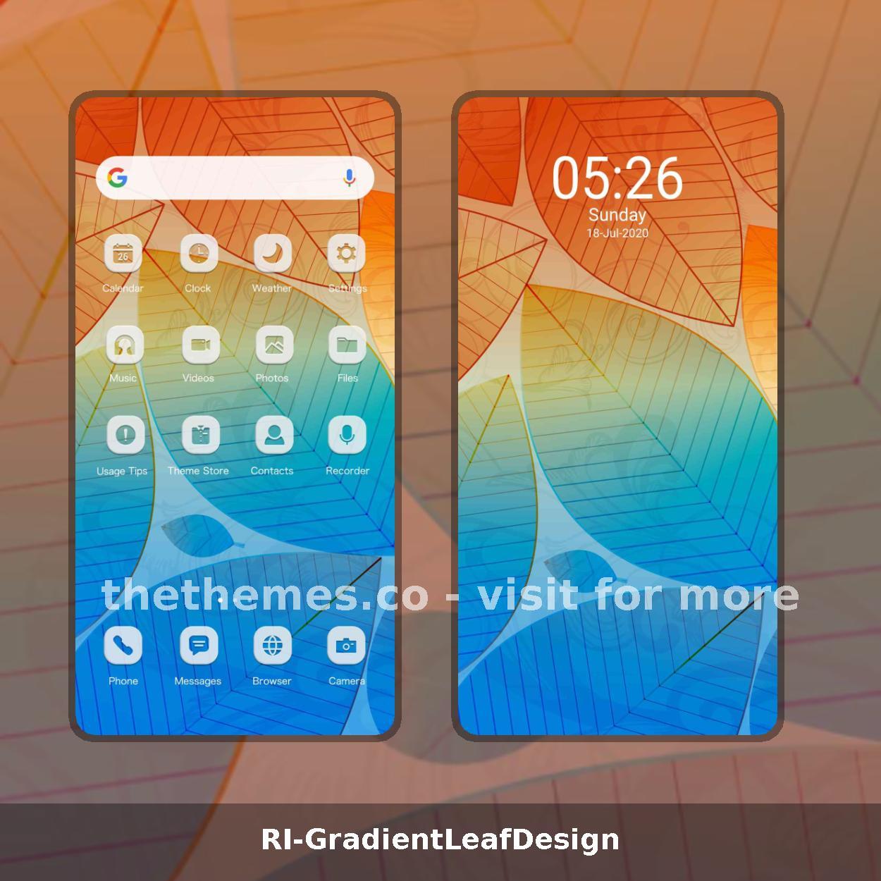 RI-GradientLeafDesign