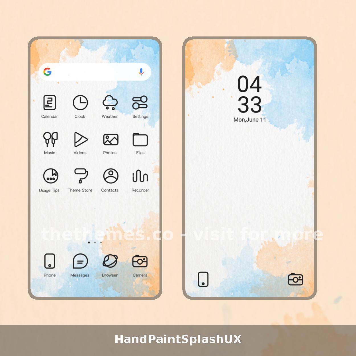 HandPaintSplashUX