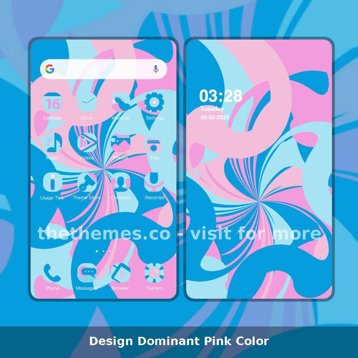 Design Dominant Pink Color