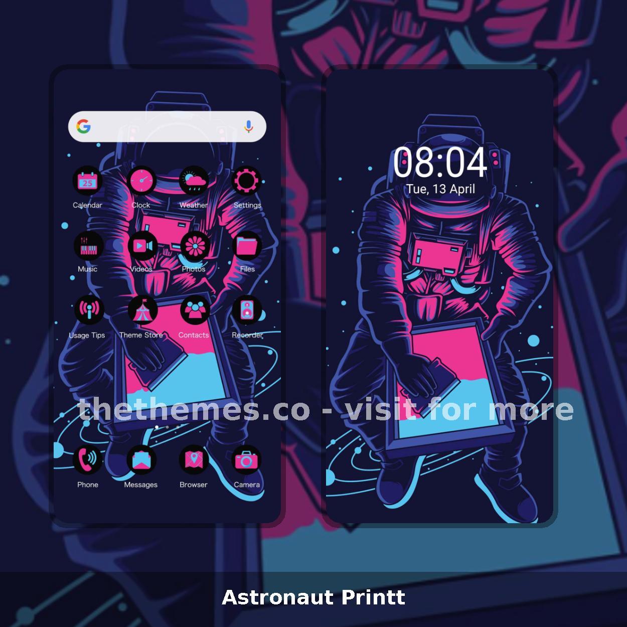 Astronaut Printt