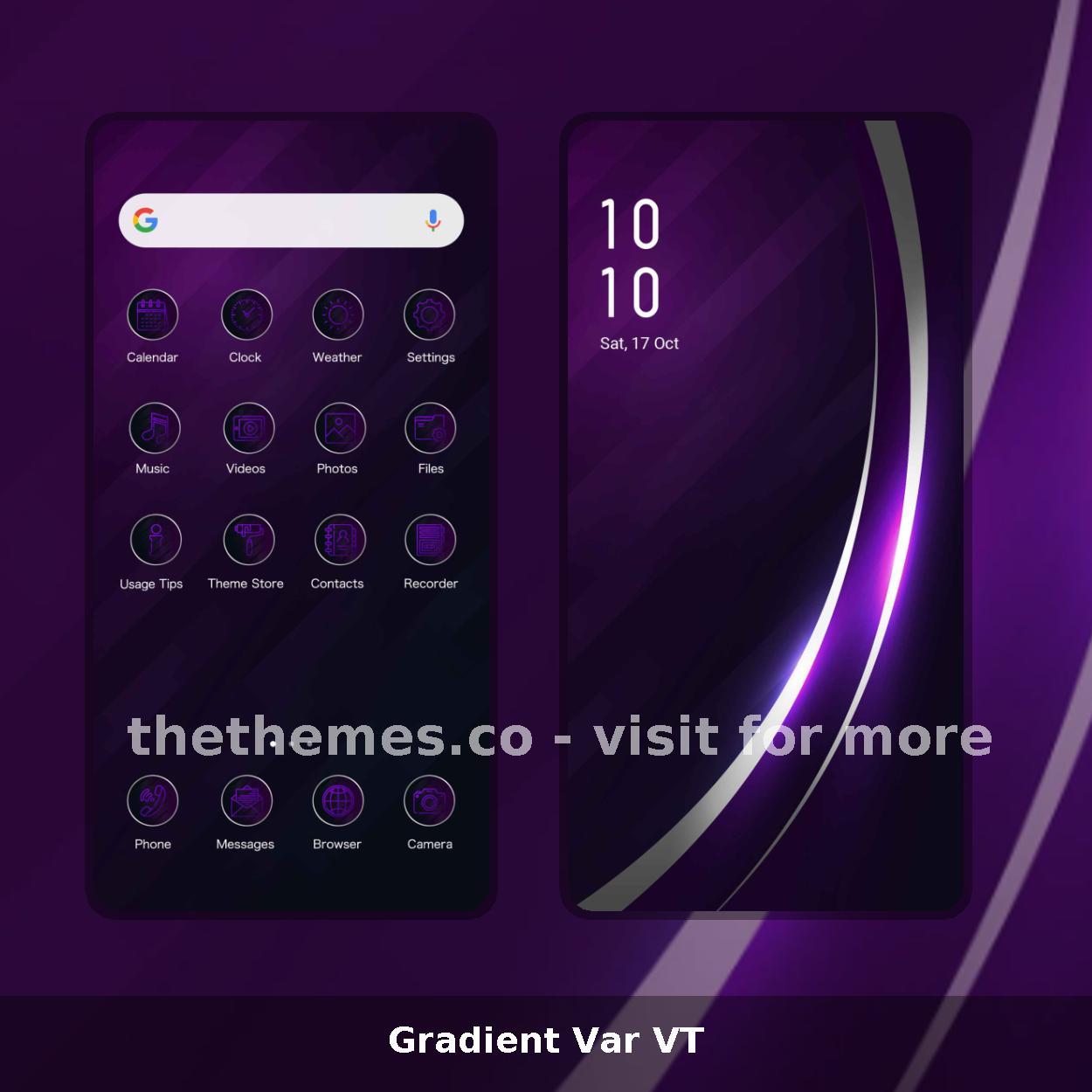 Gradient Var VT