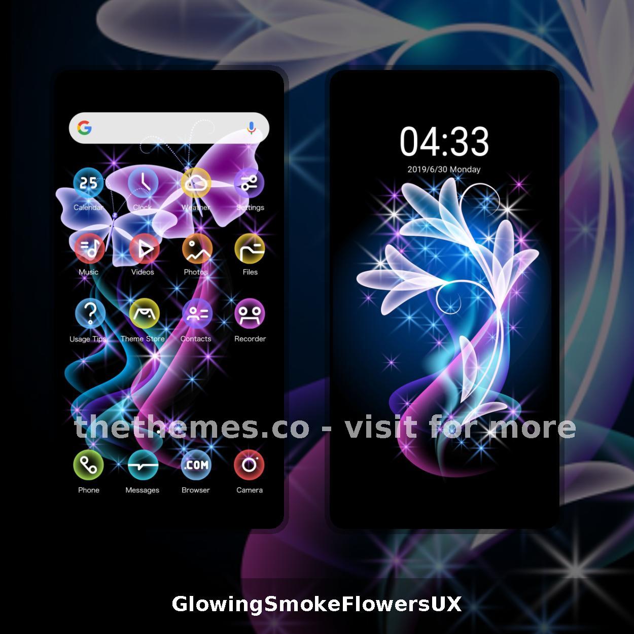 GlowingSmokeFlowersUX