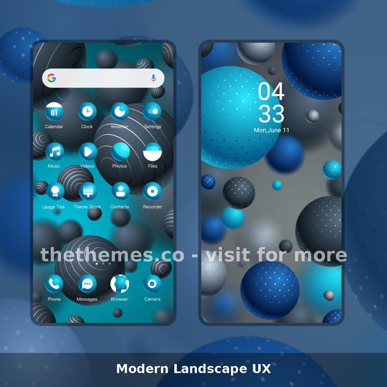 Modern Landscape UX