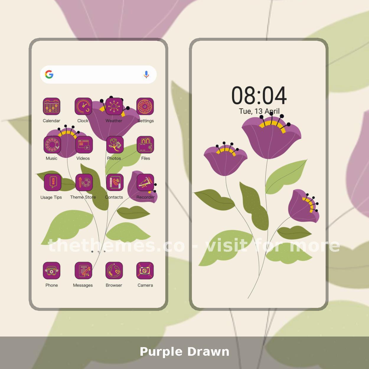 Purple Drawn
