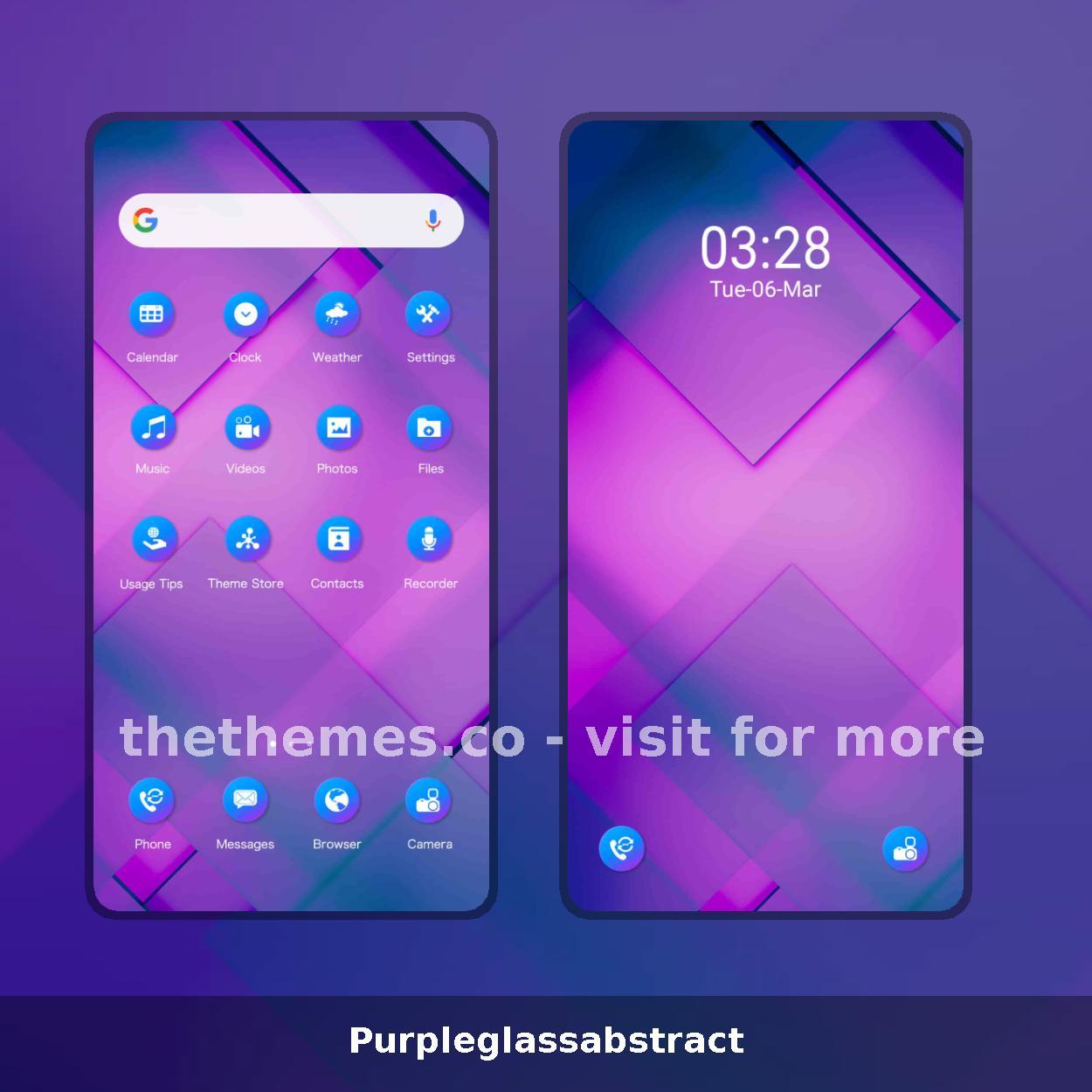 Purpleglassabstract