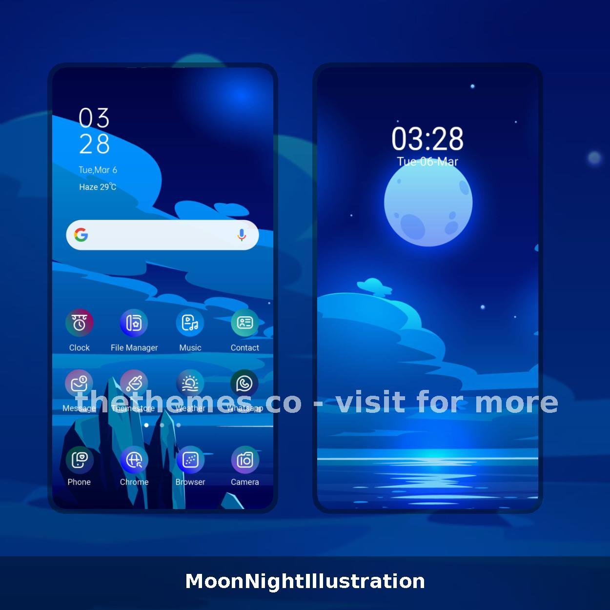 MoonNightIllustration