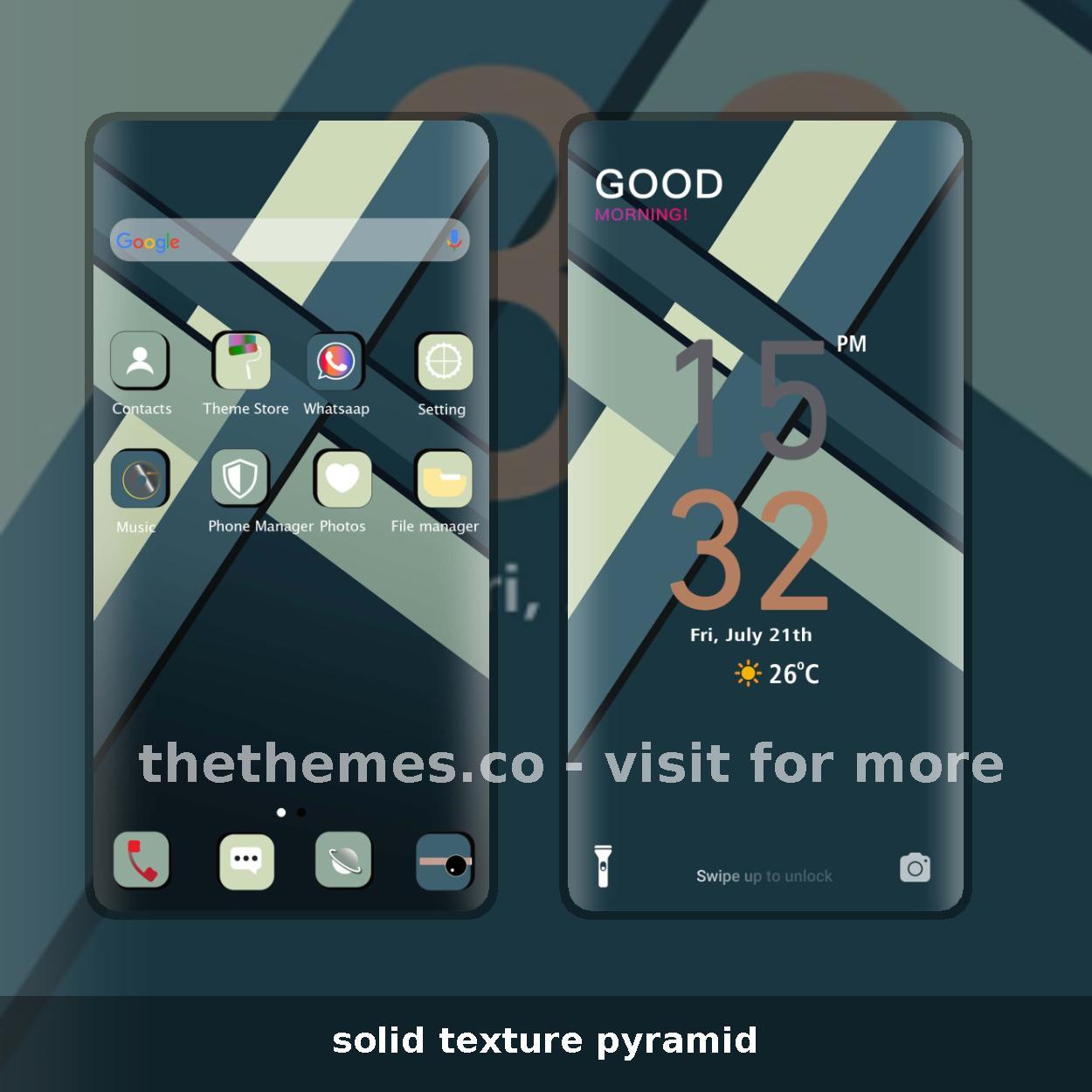 solid texture pyramid