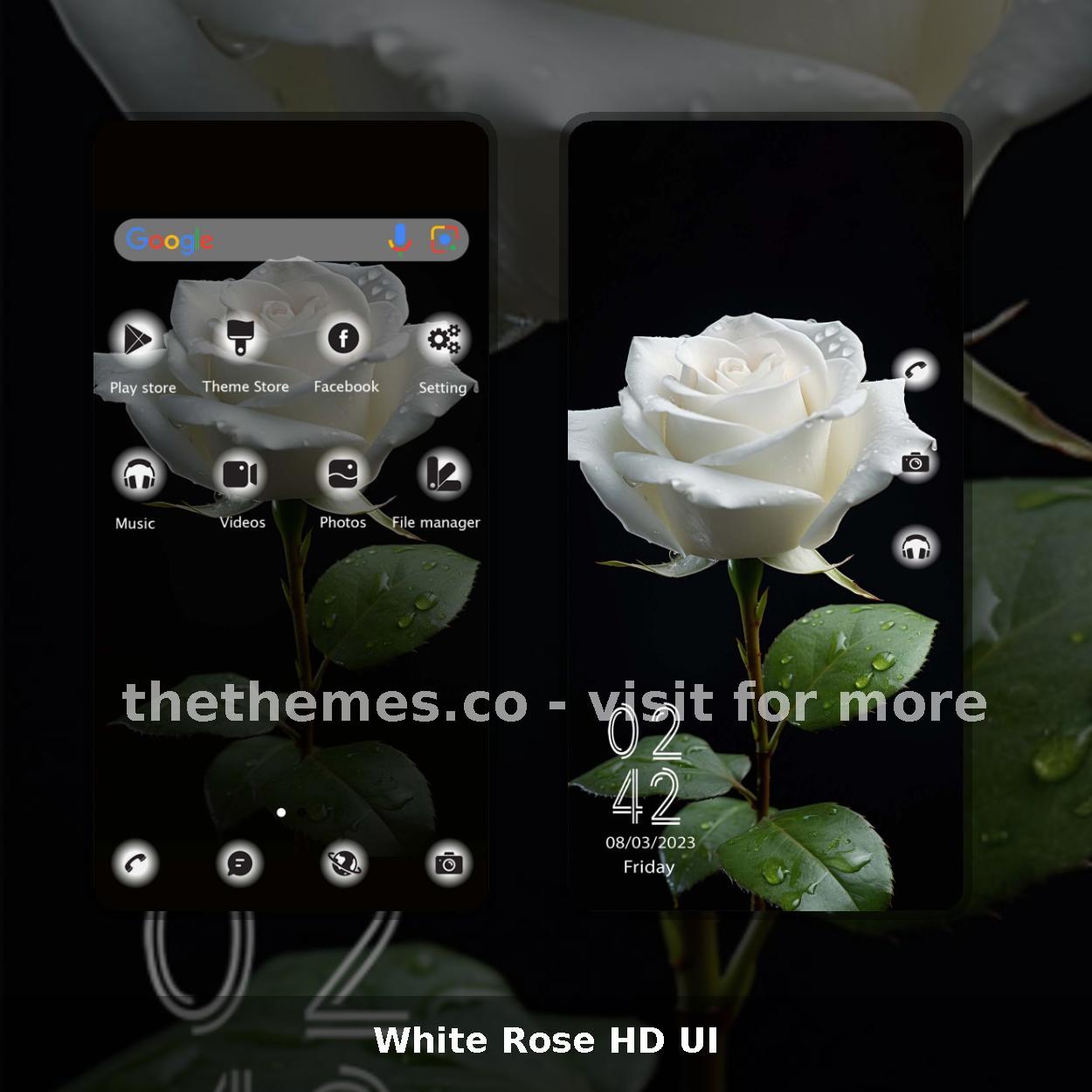 White Rose HD UI