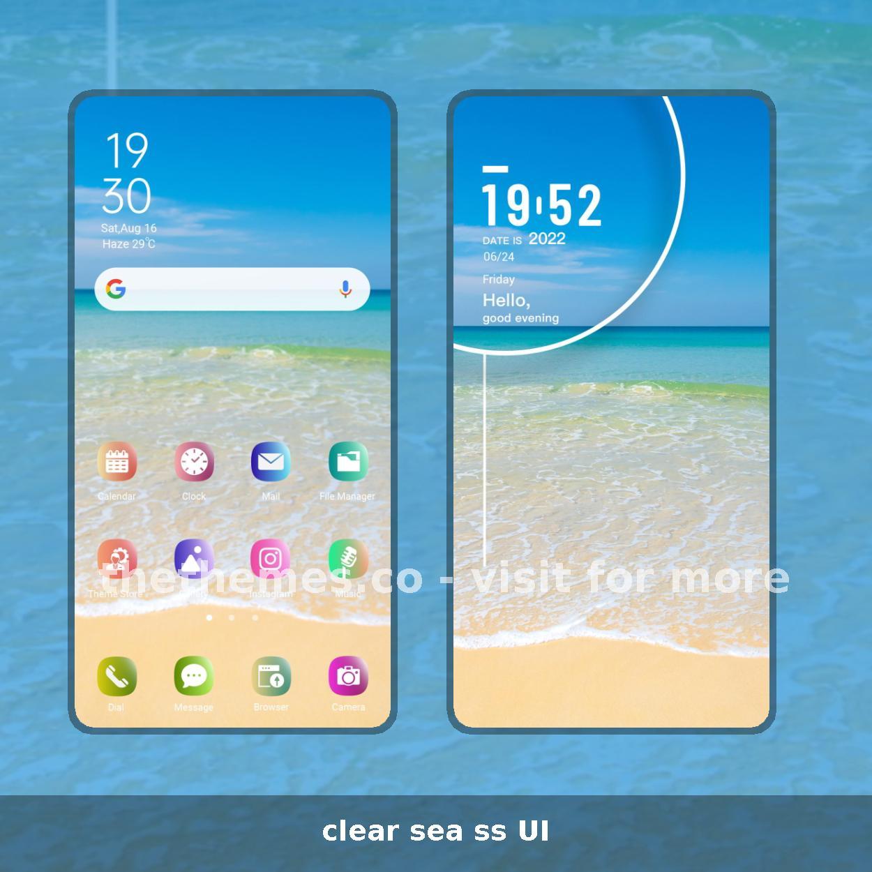 clear sea ss UI