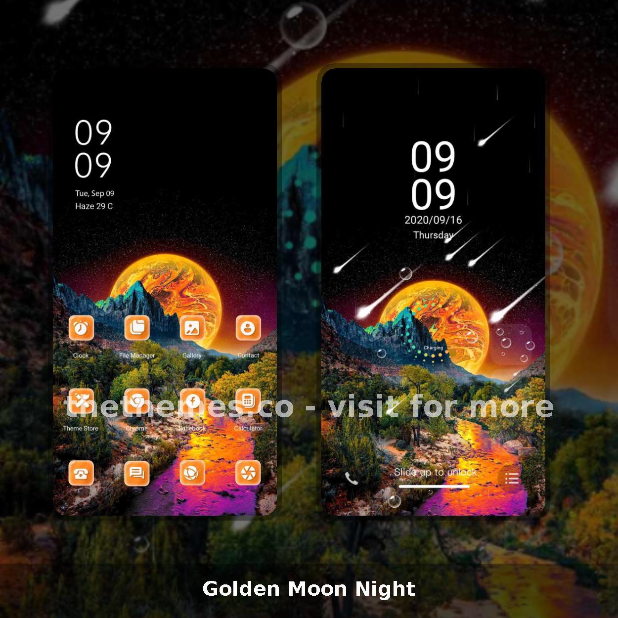 Golden Moon Night