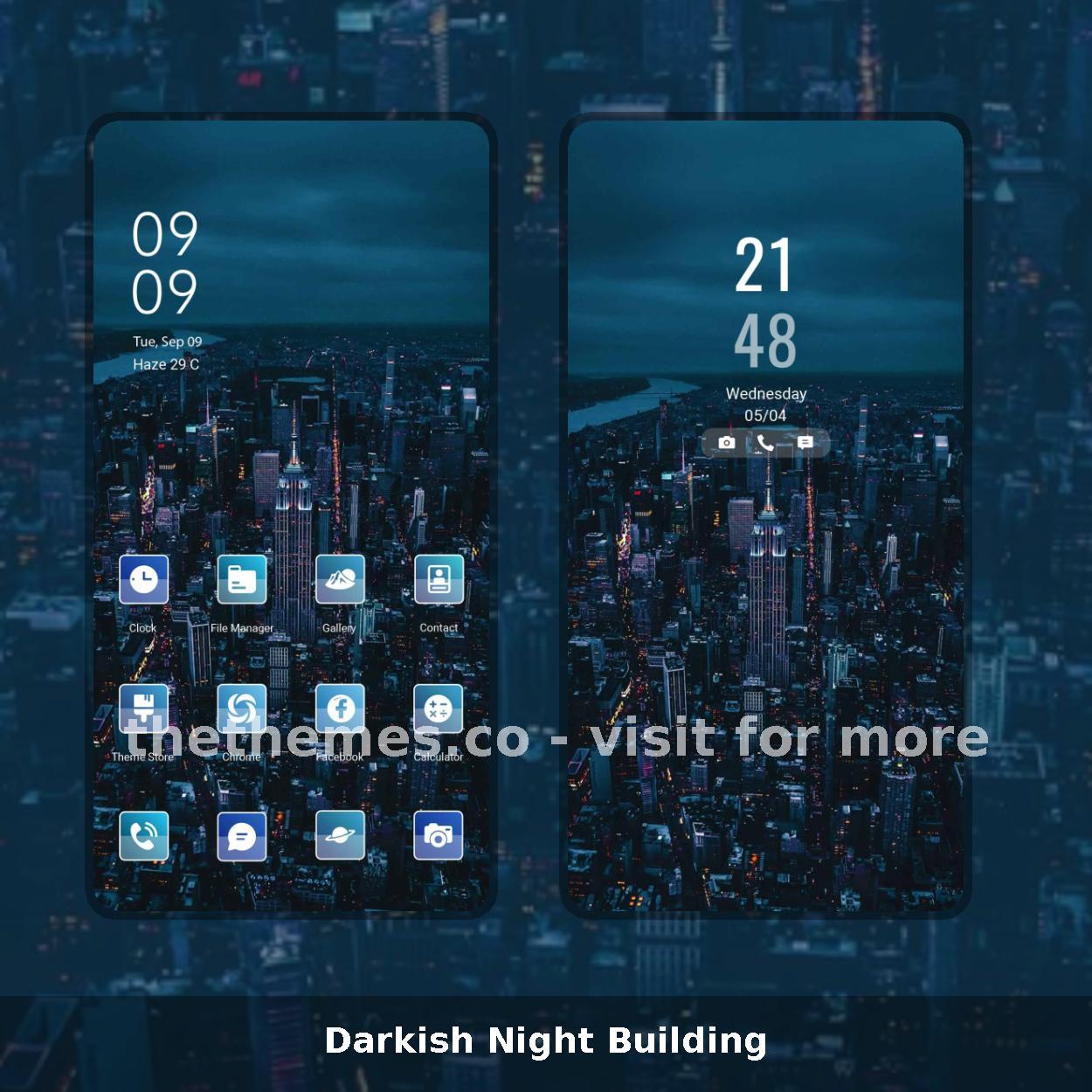 Darkish Night Building