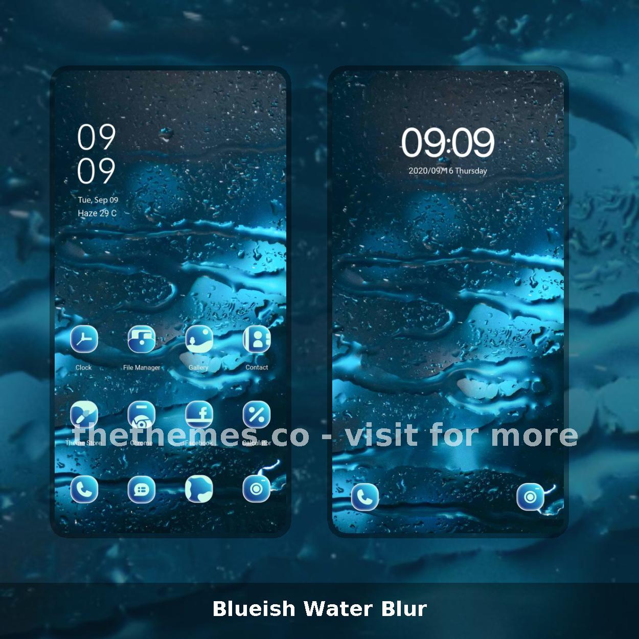 Blueish Water Blur