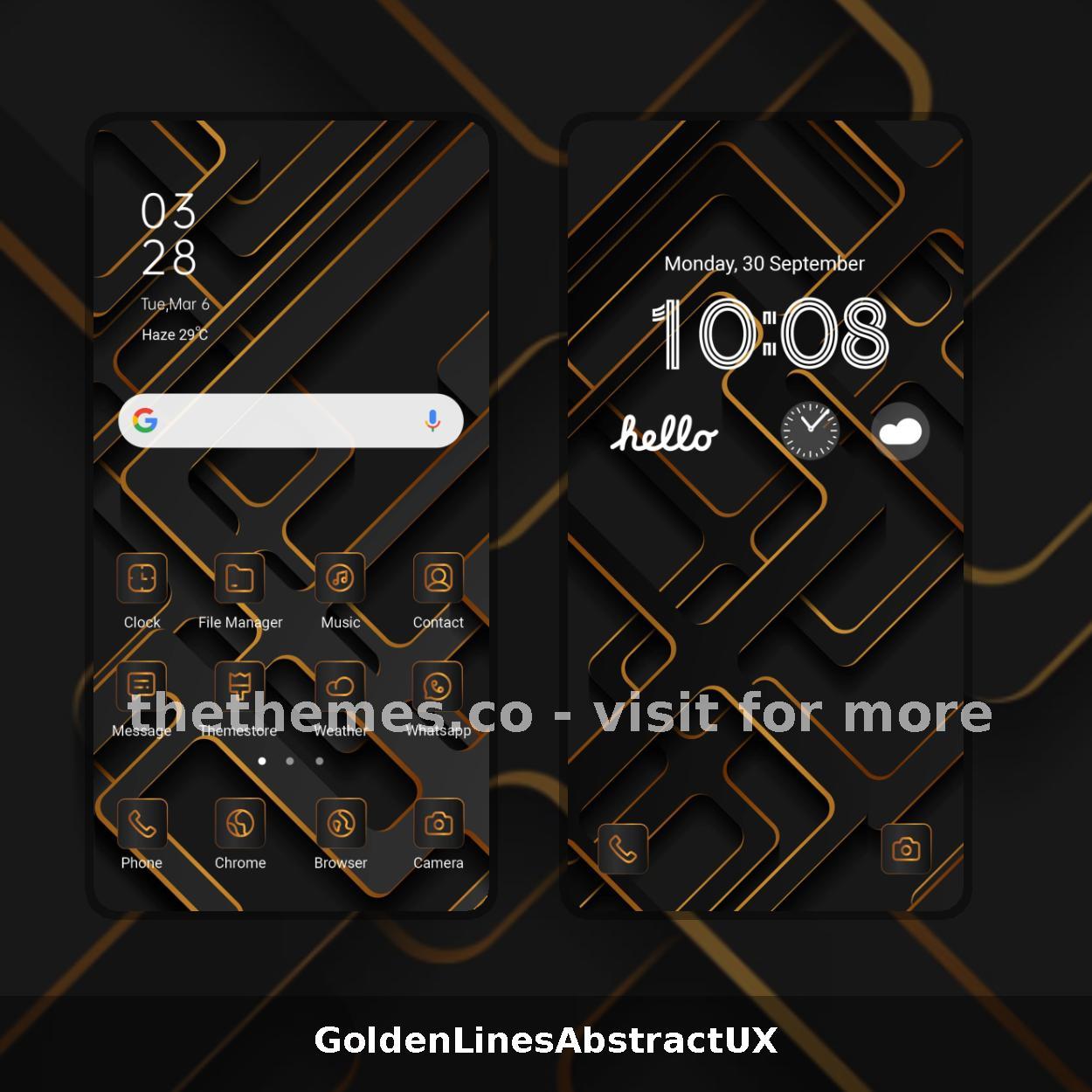 GoldenLinesAbstractUX