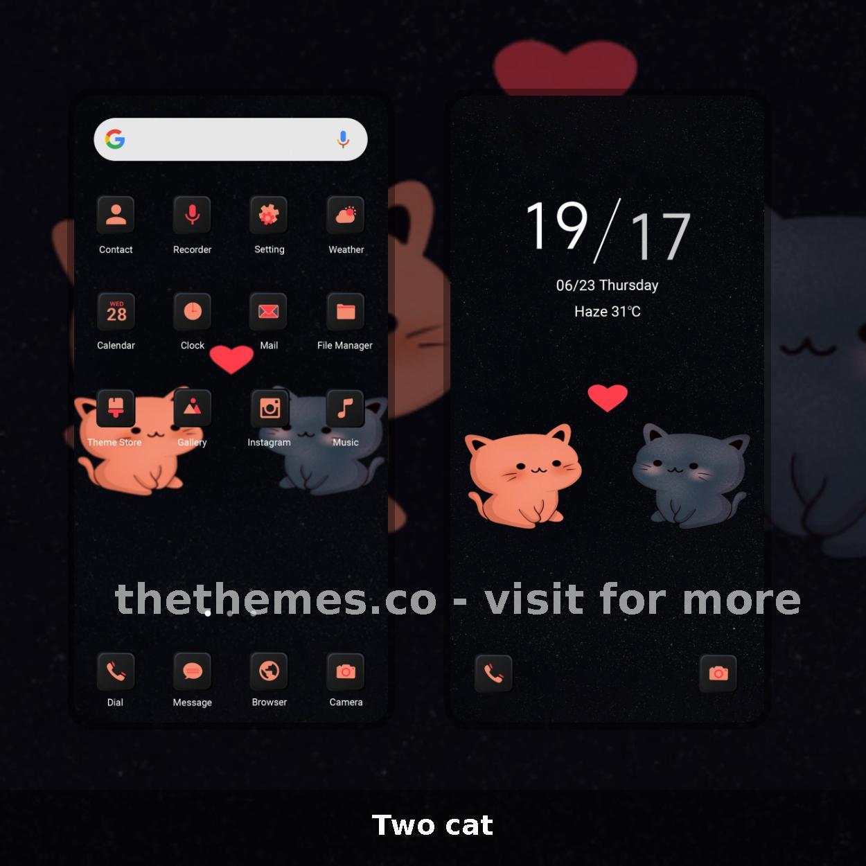 Two cat