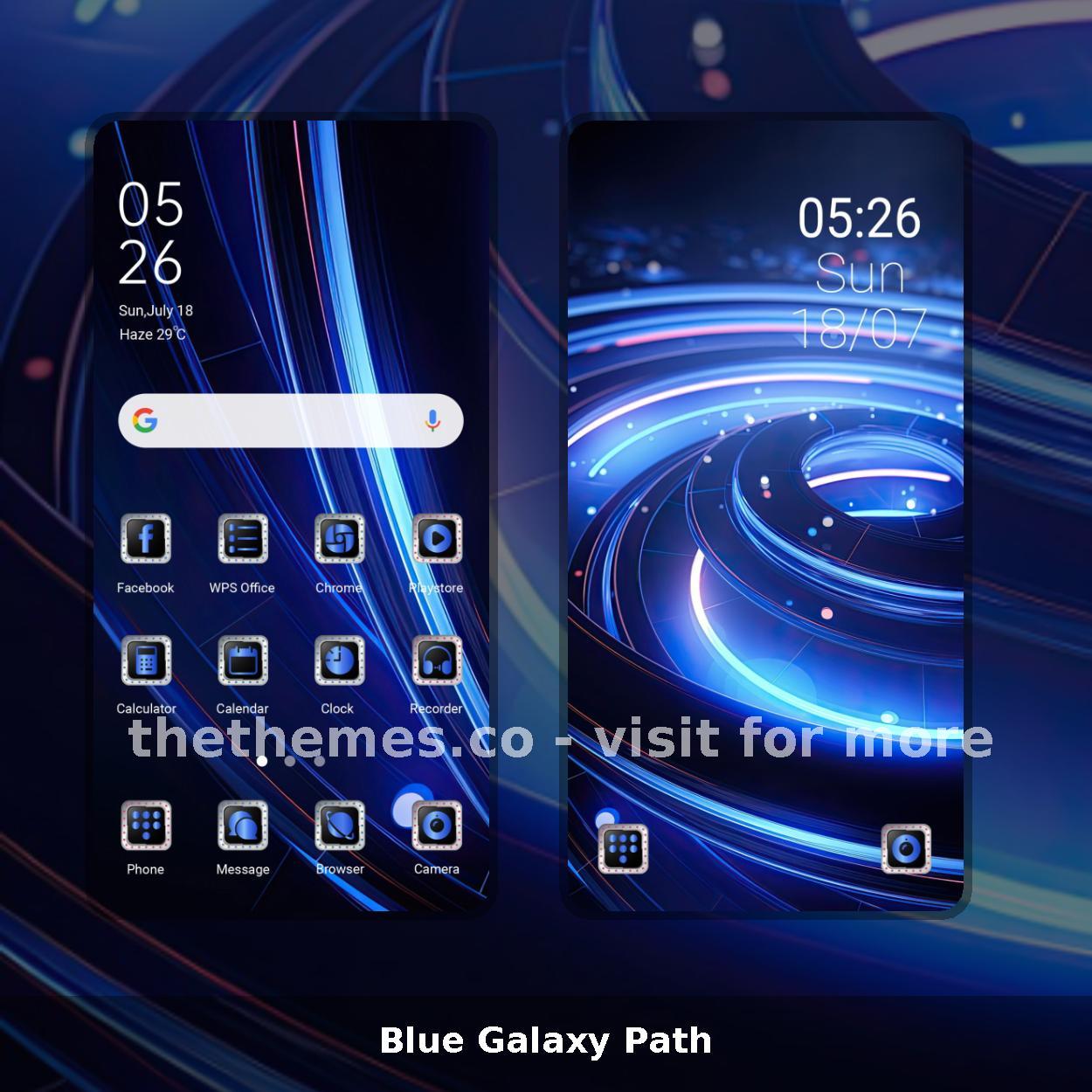 Blue Galaxy Path