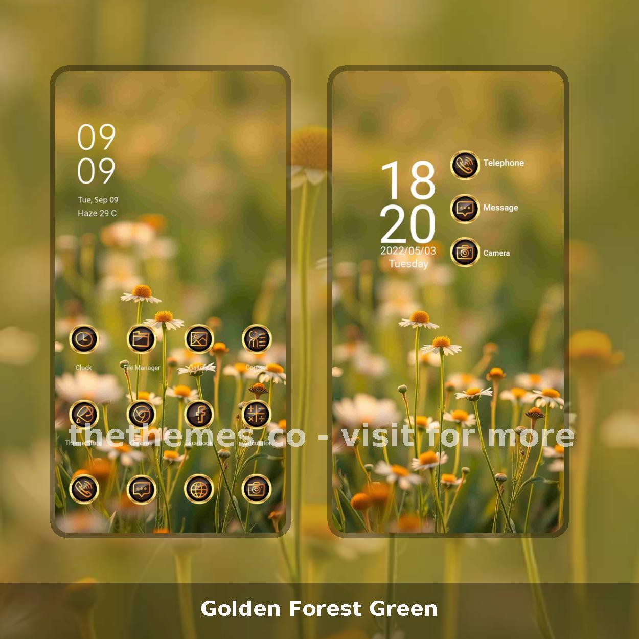 Golden Forest Green